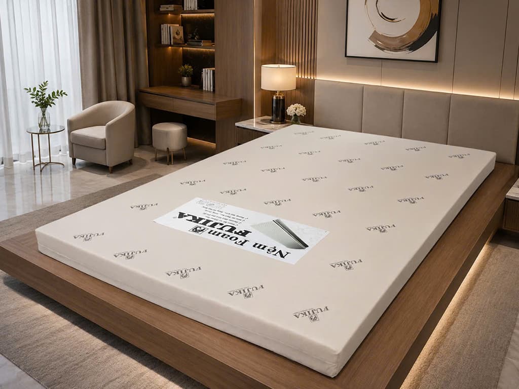 Nệm foam hoạt tính Fujika cho người dùng trải nghiệm giấc ngủ ngon