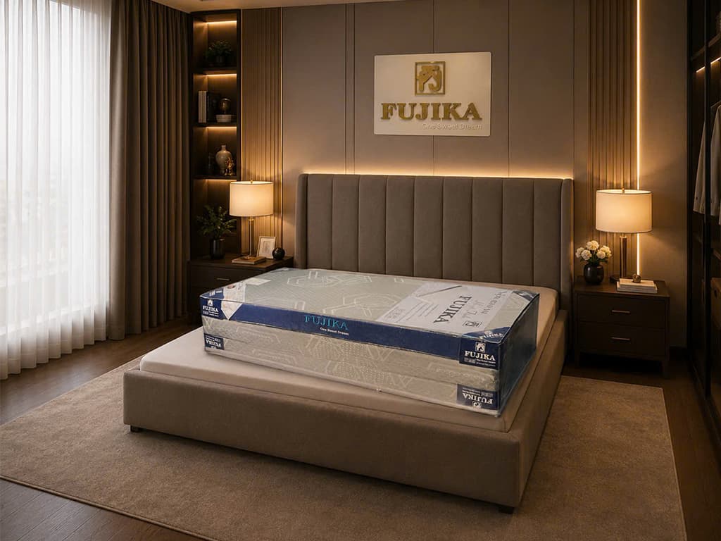 Nệm cấu tạo Xếp 3 mảnh tiện dụng và dễ di chuyển