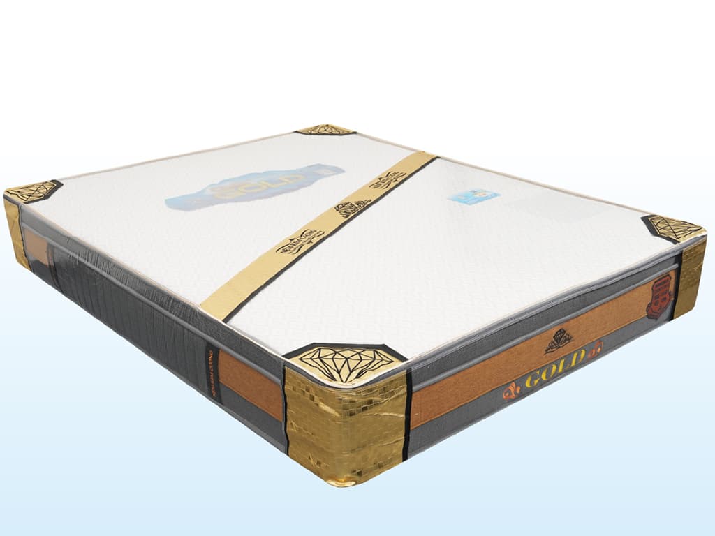 Nệm lò xo túi Gold 3 viền mặt cao su thiên nhiên giá rẻ